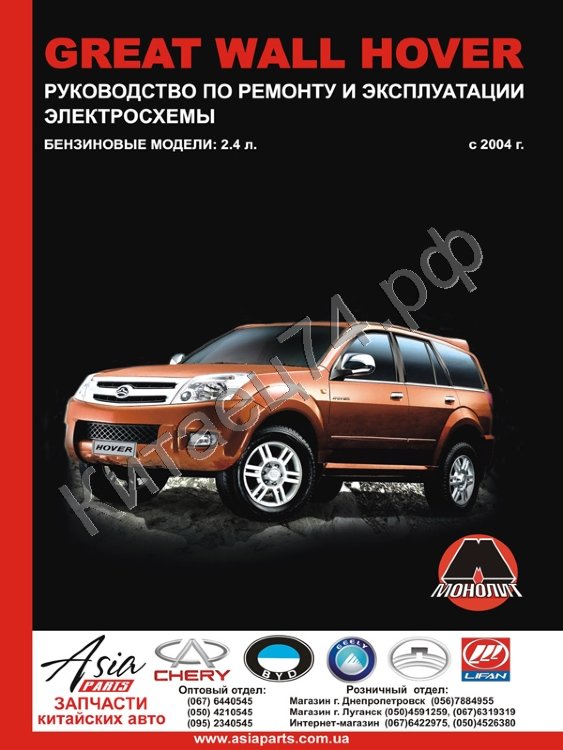 Great Wall Hover с 2004 г. Б (2.4) <монолит> 1846