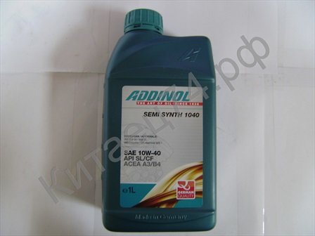 Масло моторное полусинтетика ADDINOL 10W40 1л 33-159-00